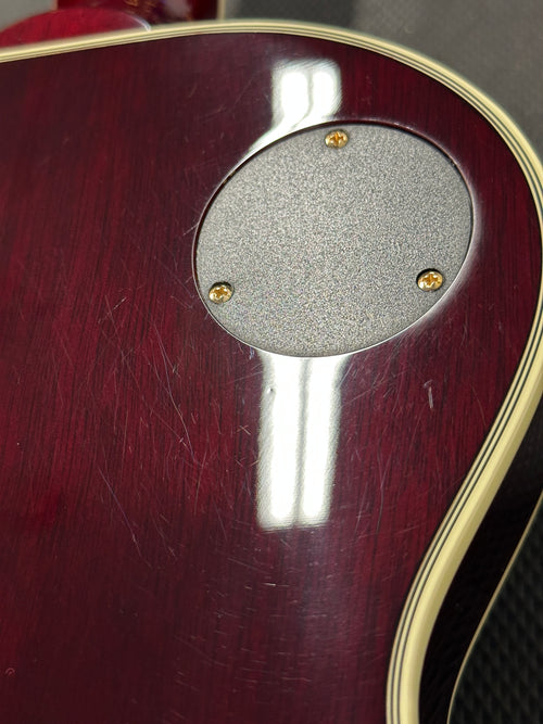 Used Epiphone Jerry Cantrell "Wino" Les Paul Custom (2023) - Dark Wine Red #29288 with Original Hard Case