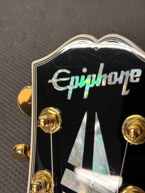 Used Epiphone Jerry Cantrell "Wino" Les Paul Custom (2023) - Dark Wine Red #29288 with Original Hard Case