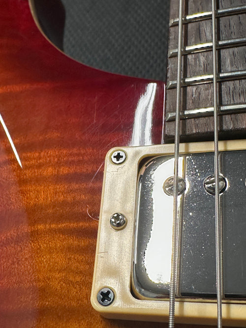 Used PRS Hollowbody II 10-Top (2008) - Dark Cherry Sunburst #35866 with Original Hard Case