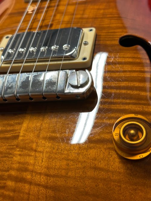 Used PRS Hollowbody II 10-Top (2008) - Dark Cherry Sunburst #35866 with Original Hard Case