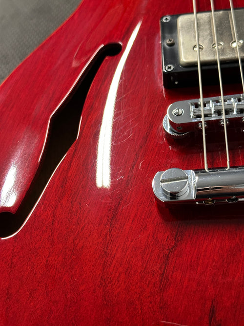 Used Hamer Limited Edition 25th Anniversary Artist (1999) - Cherry Transparent #49984 with Original Hard Case