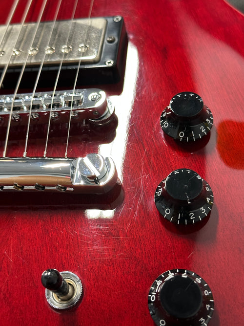 Used Hamer Limited Edition 25th Anniversary Artist (1999) - Cherry Transparent #49984 with Original Hard Case