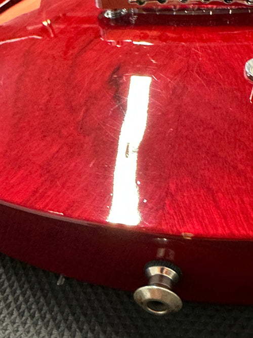 Used Hamer Limited Edition 25th Anniversary Artist (1999) - Cherry Transparent #49984 with Original Hard Case