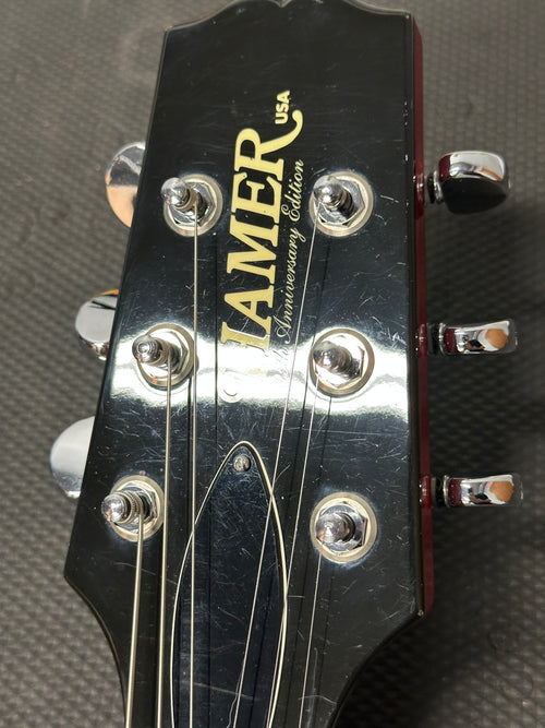 Used Hamer Limited Edition 25th Anniversary Artist (1999) - Cherry Transparent #49984 with Original Hard Case