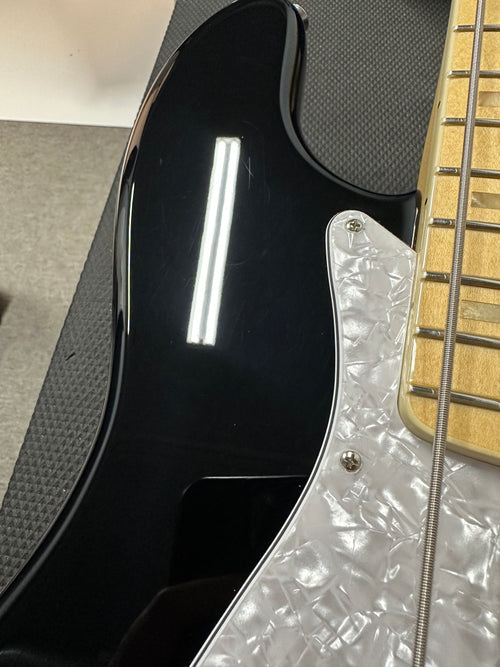 Used Fender USA Geddy Lee Jazz Bass - Black #01528 with Original Hard Case