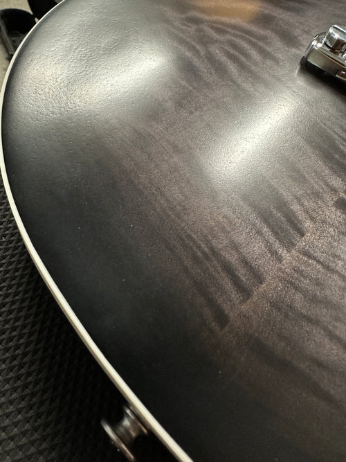 Used Gibson Limited Edition Mark Morton Les Paul Modern Quilt (2025) - Translucent Ebony Burst Satin #59147 with Original Hard Case