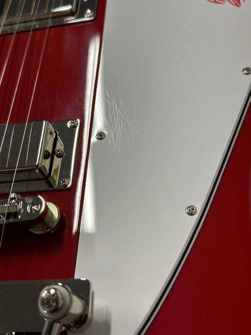 Used Epiphone 1963 Firebird V (2024) - Ember Red #20565 with Original Hard Case