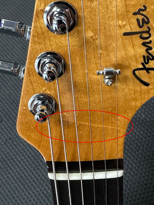 Used Fender Custom Shop American Custom Stratocaster NOS (2024) - Chocolate 3-Color Sunburst #17134 with Original Hard Case