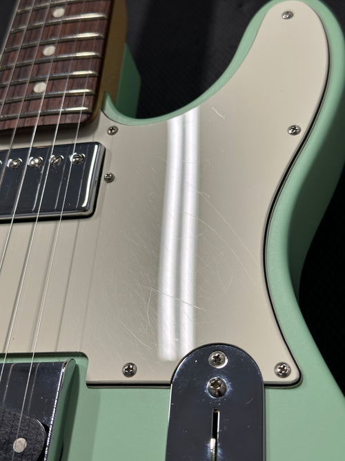Used Fender American Performer Telecaster Hum (2020) - Satin Surf Green #24188 with Hard Case