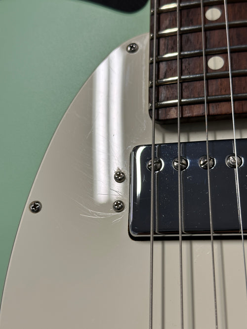 Used Fender American Performer Telecaster Hum (2020) - Satin Surf Green #24188 with Hard Case