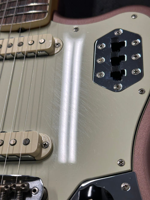 Used Fender 50th Anniversary Jaguar (2012) - Burgundy Mist Metallic #53116 with Original Hard Case