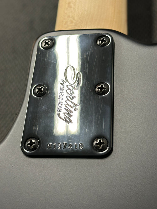 Used Sterling by Music Man Sub Series Stingray HH - Stealth Black #37410