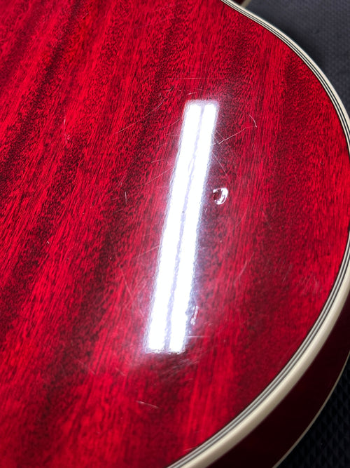 Used Epiphone Les Paul Custom Flame Top (2000) - Heritage Cherry Sunburst #62295 with Hard Case
