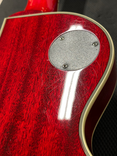 Used Epiphone Les Paul Custom Flame Top (2000) - Heritage Cherry Sunburst #62295 with Hard Case