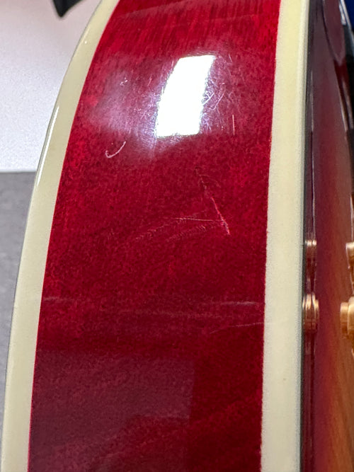 Used Epiphone Les Paul Custom Flame Top (2000) - Heritage Cherry Sunburst #62295 with Hard Case
