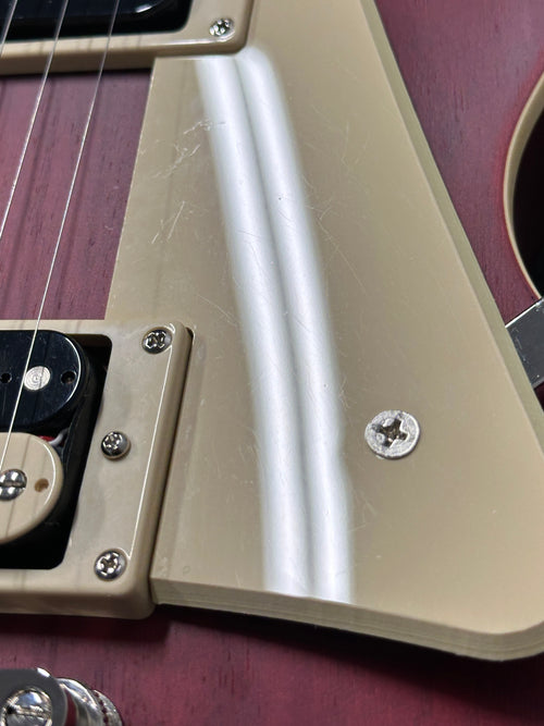 Used Epiphone Limited Edition Les Paul Traditional Pro IV (2024) - Worn Wine Red #25700 with Gig Bag