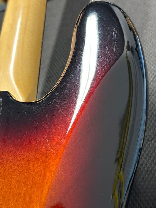 Used Fender American Standard Precision Bass (2016) - 3-Color Sunburst #44156 with Hard Case