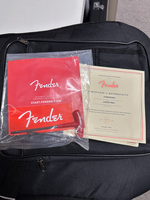 Used Fender American Performer Precision Bass - 3-Tone Sunburst #19941 with Original Gig Bag