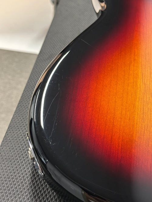 Used Fender American Performer Precision Bass - 3-Tone Sunburst #19941 with Original Gig Bag