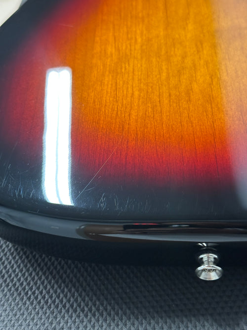 Used Fender American Performer Precision Bass - 3-Tone Sunburst #19941 with Original Gig Bag