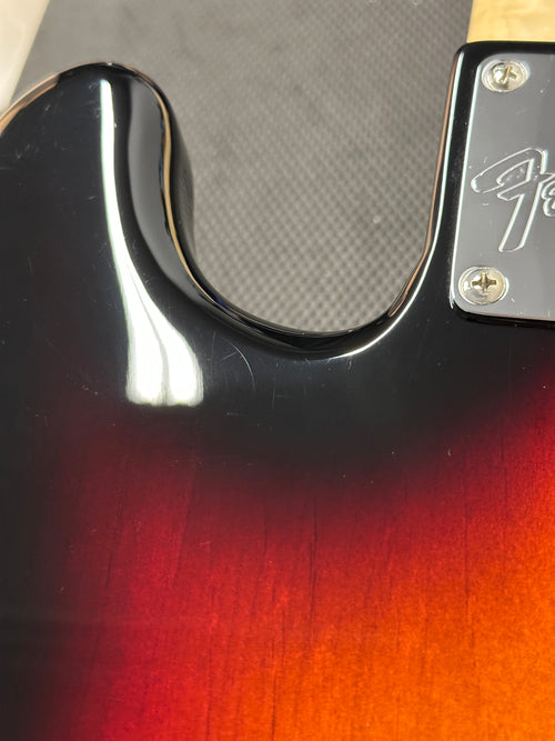Used Fender American Performer Precision Bass - 3-Tone Sunburst #19941 with Original Gig Bag