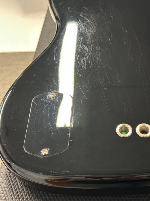 Used Fender American Elite Jazz Bass (2018) - Black #38266 with Hard Case