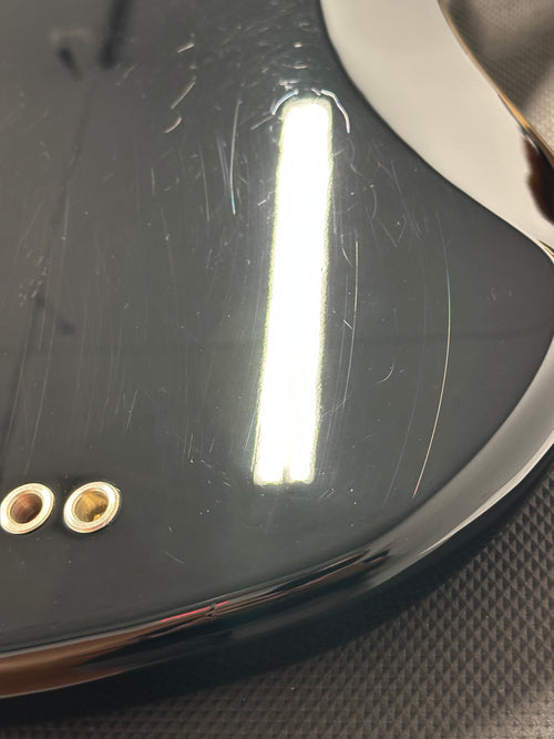 Used Fender American Elite Jazz Bass (2018) - Black #38266 with Hard Case