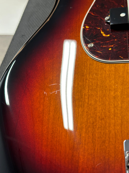 Used Fender American Professional II Precision Bass (2024) - 3-Color Sunburst #56685 with Original Hard Case