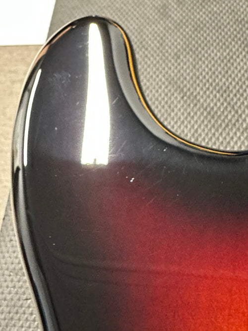 Used Fender American Professional II Precision Bass (2024) - 3-Color Sunburst #56685 with Original Hard Case