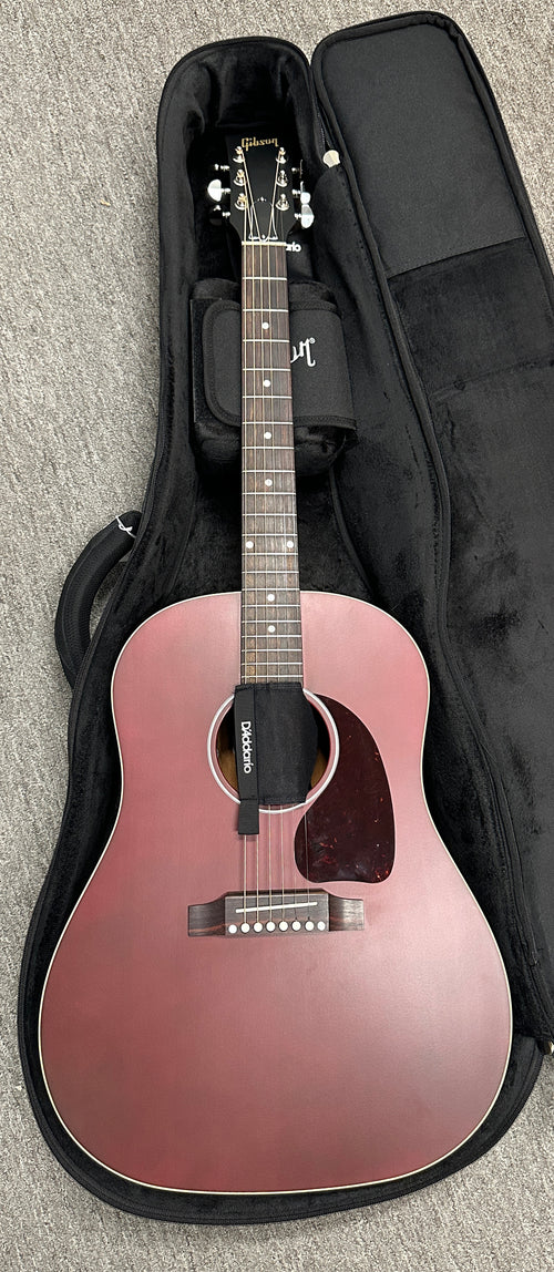 Used Gibson J-45 Special - Satin Wine Red #65016 with Gig Bag