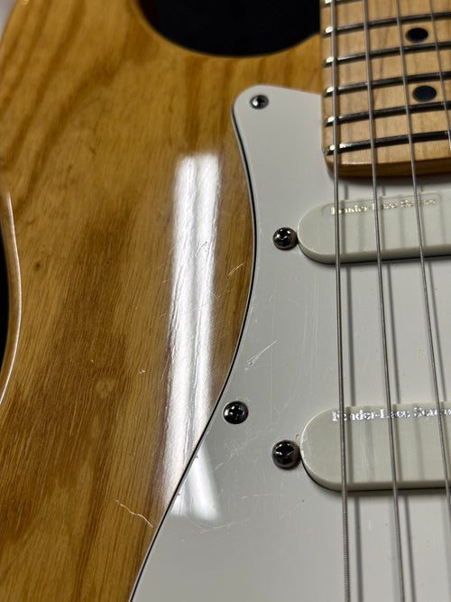 Used Fender Plus Stratocaster (1990) - Natural #67111 with Original Hard Case