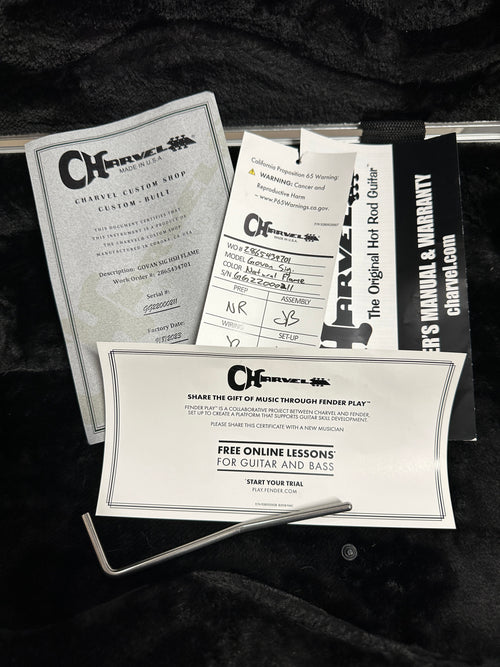 Used Charvel Govan USA Signature HSH Flame Maple (2022) - Natural #00211 with Original Hard Case