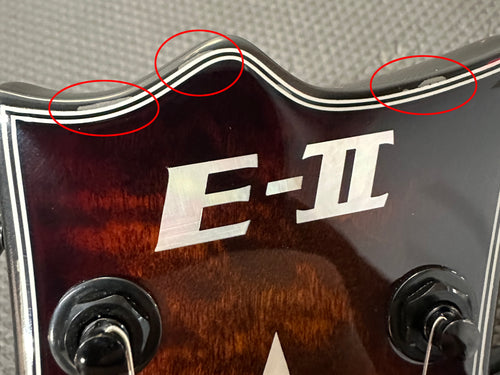 ESP E-II Eclipse - Tiger Eye Sunburst #ES2542243 (Factory Demonstration Model)