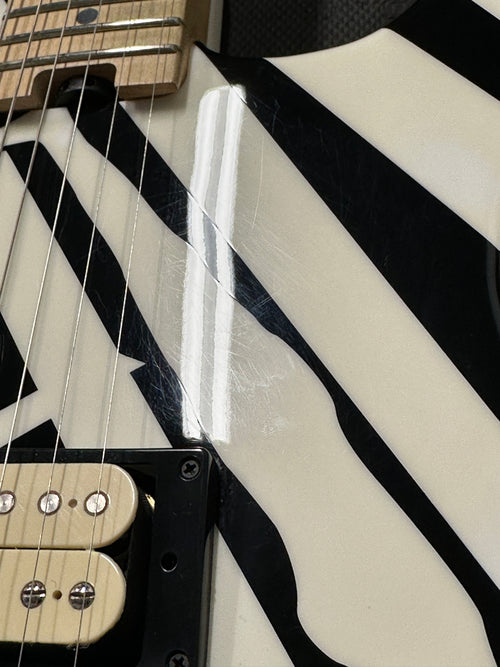 Used EVH Striped Series Circles (2014) - Black and White Crop Circles #00889