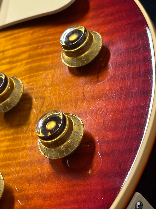 Used Gibson Custom Shop True Historic 1959 Les Paul Standard (2015) - Washed Cherry Sunburst #95517 with Original Hard Case