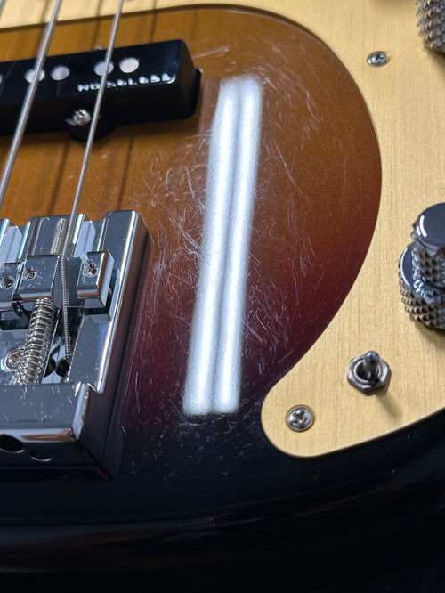 Used Fender American Ultra II Precision Bass (2024) - Ultraburst #06096 with Original Hard Case