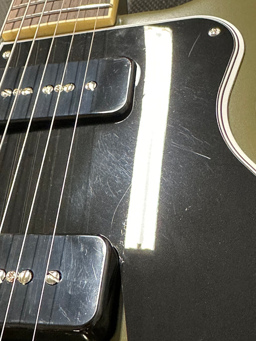 Used Epiphone Chicago Music Exchange IGC 1960 Les Paul Special Double Cut Reissue (2025) - Olive Drab #24190 with Original Hard Case