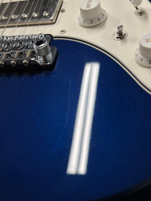 Used Ibanez Prestige AZ2204NW (2023) - Dark Tide Blue #24441 with Original Hard Case