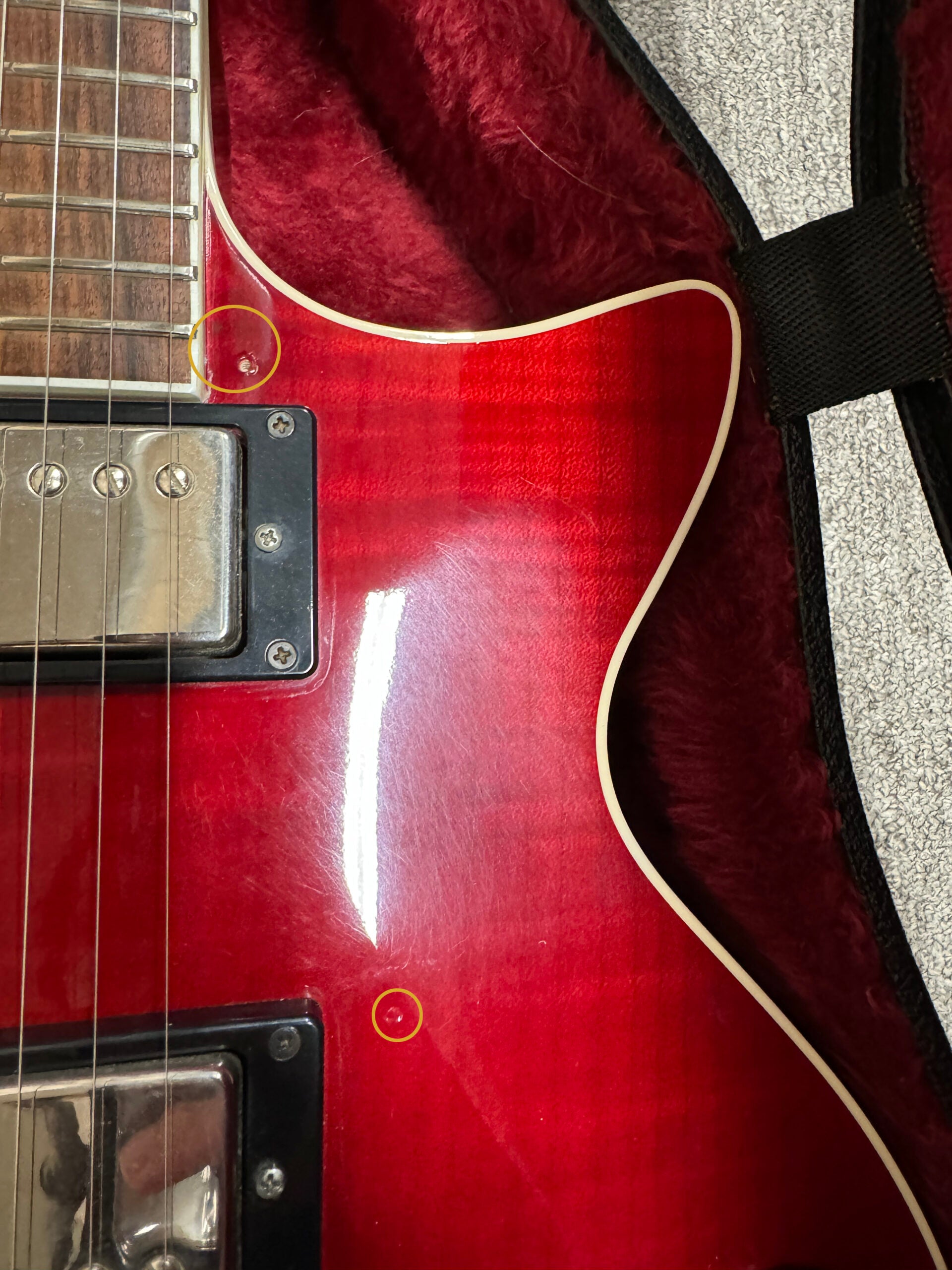 Used Guild Bluesbird (1997) - Bing Cherry #00207 with Original