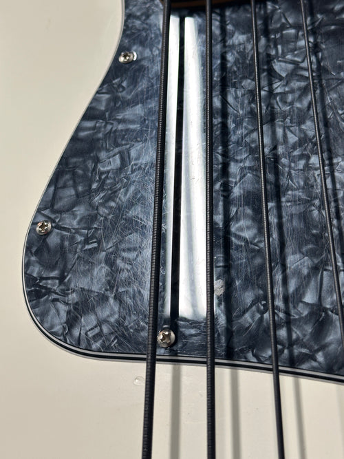 Used Modified Fender Modern Player Fretless Jazz Bass (2013) - Olympic White #26768