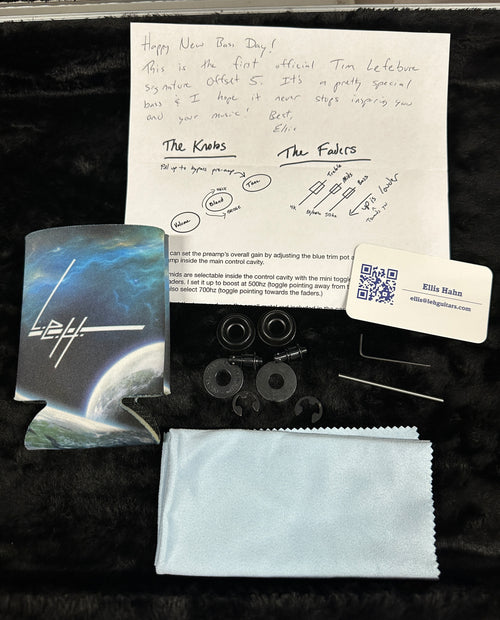 Used L.E.H. Tim Lefebvre Offset 5 - Olympic White #137 with Hard Case