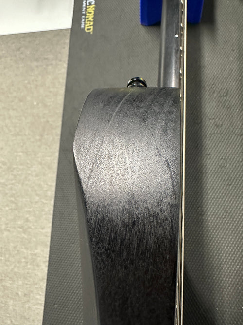 Used Ibanez Custom Shop Mårten Hagström Signature M8M (2024) - Weathered Black #24901 with Original Hard Case