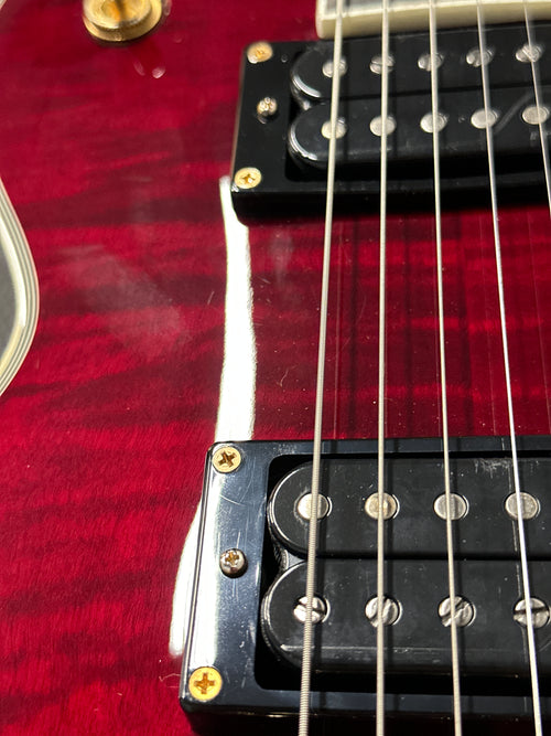 Used LTD EC-1000T CTM (2021) - See Thru Black Cherry #11585 with Gig Bag