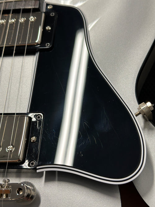 Used Gibson Custom Shop Dealer Select 1961 ES-335 (2026) - Silver Ebony #60054 with Original Hard Case