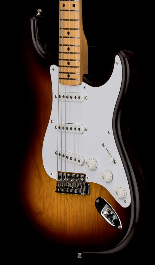 Used Fender Custom Shop LTD Fat 1954 Stratocaster NOS (2024) - Wide-Fade Chocolate 2-Color Sunburst #0517 with Original Hard Case