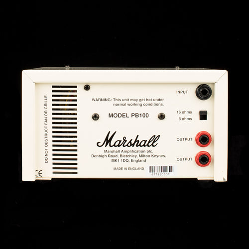 Used Marshall 1987X 35th Anniversary Half-Stack (1997) - LTD White #54108 with Power Brake and Original Covers